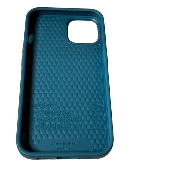 RhinoShield SolidSuit Slim Case iPhone 13 Compatible Ocean Blue Shock Absorbent - Picture 2 of 2